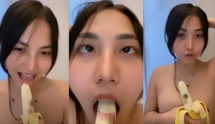 Cybel Nyepong Pisang Gaya Ahegao